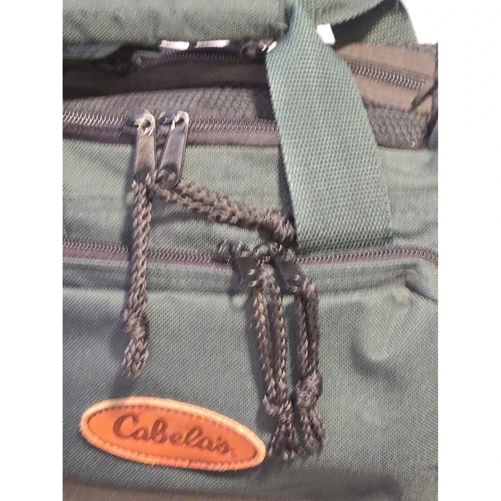 Cabela's Outdoor Gear Green Utility Duffle Bag Travel Fishing Camping Small Tote